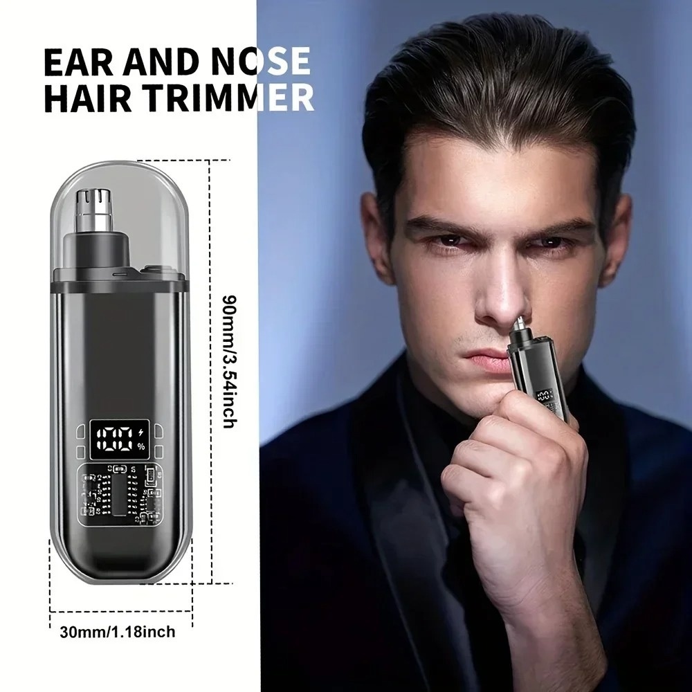 Men'S Grooming Facial - Электрический триммер для носа и ушей,