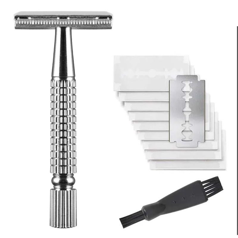 Men'S Grooming Essentials - Классическая безопасная бритва с двойным лезвием
