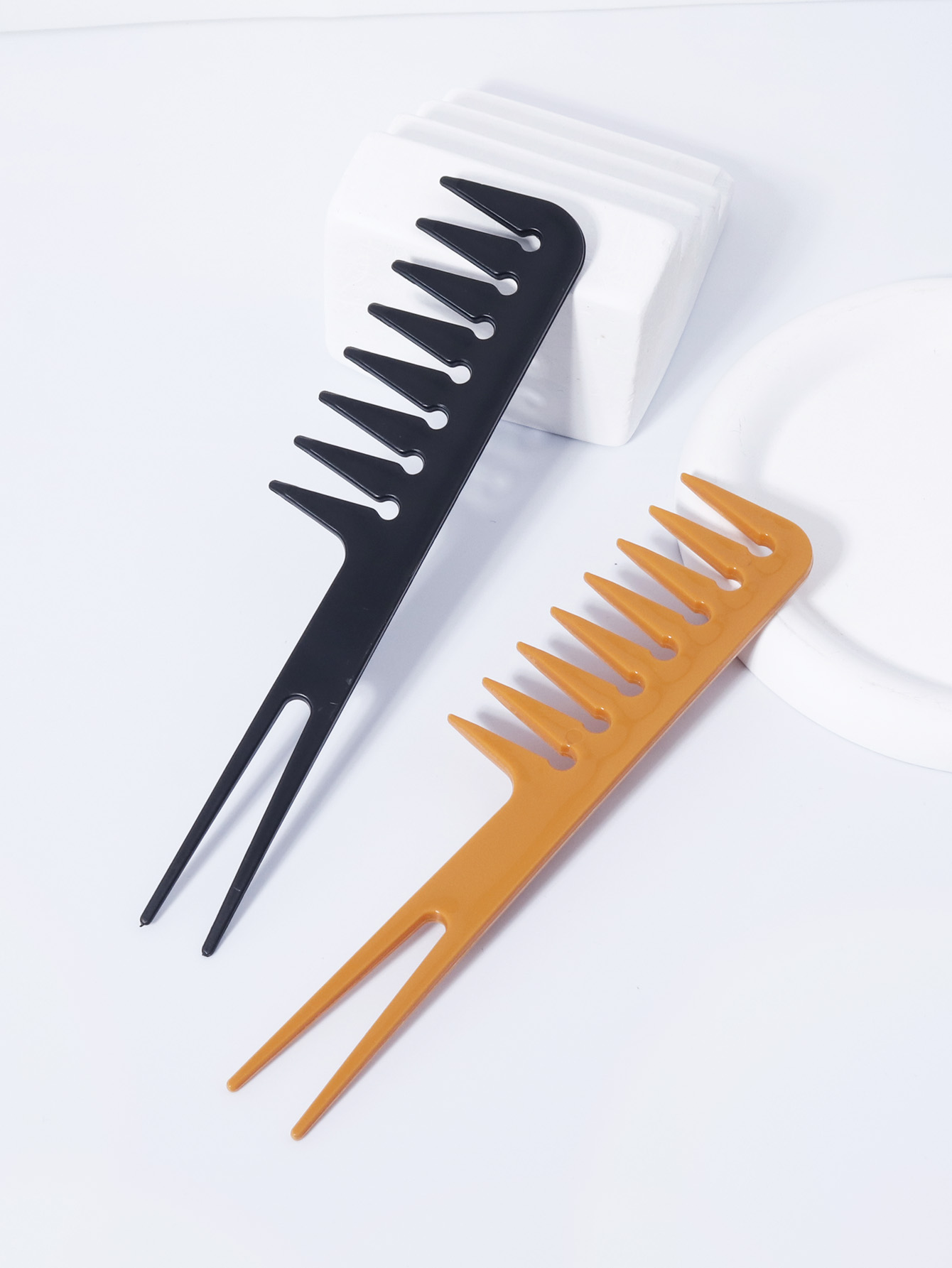 Men'S Grooming Hair - Двусторонняя расческа с широкими зубьями, африканская