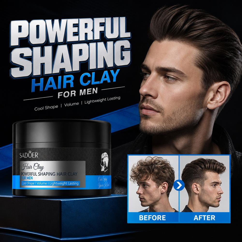 Men'S Grooming Hair - Матовая глина для укладки волос с
