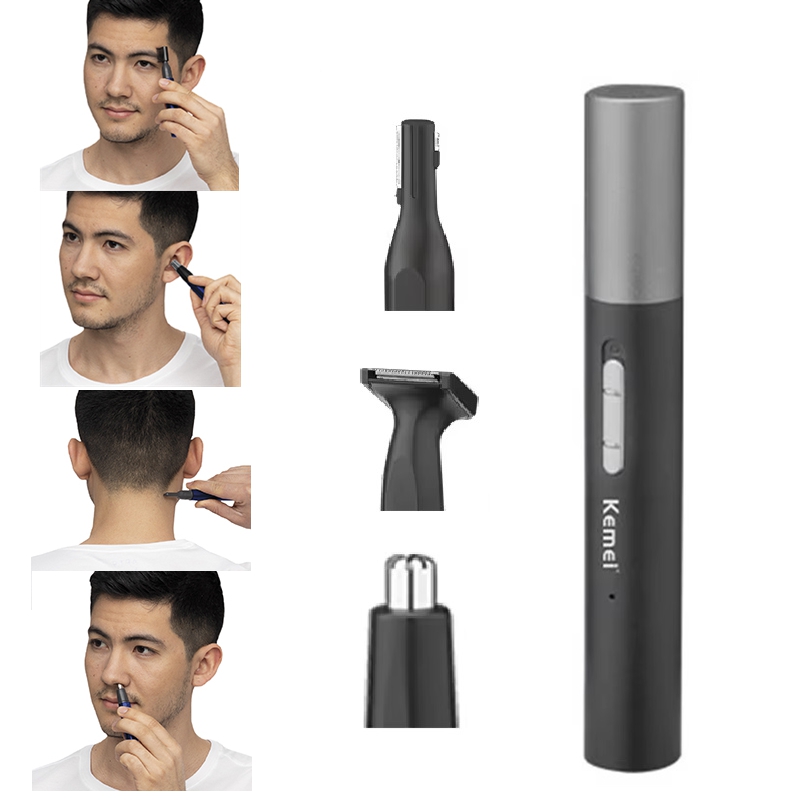 Men'S Grooming Facial - Электрический триммер Kemei Pro для носа,