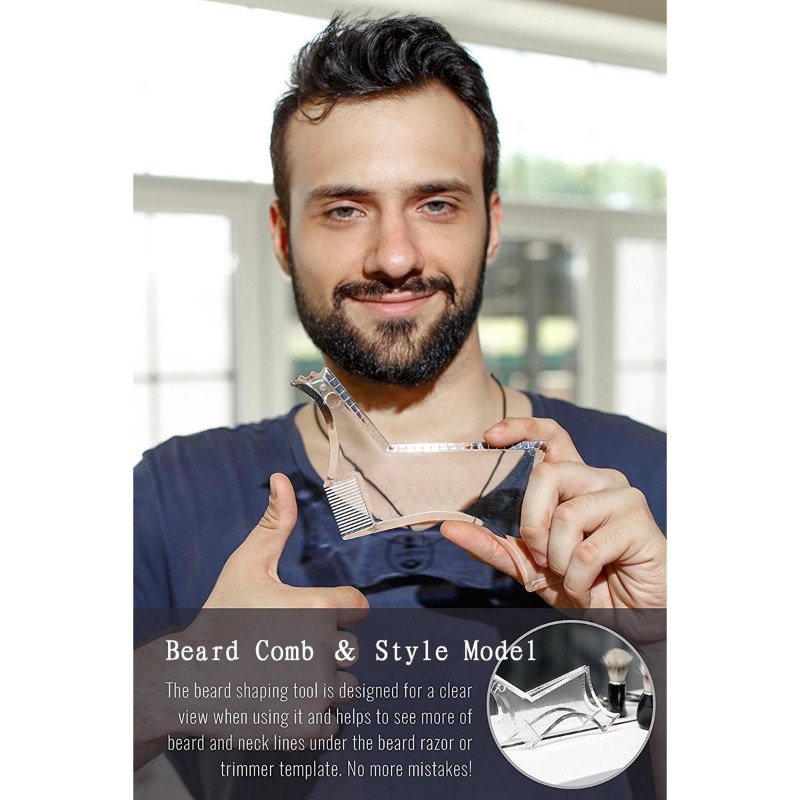 Men'S Grooming Facial - Инструмент для формирования бороды, шаблон для