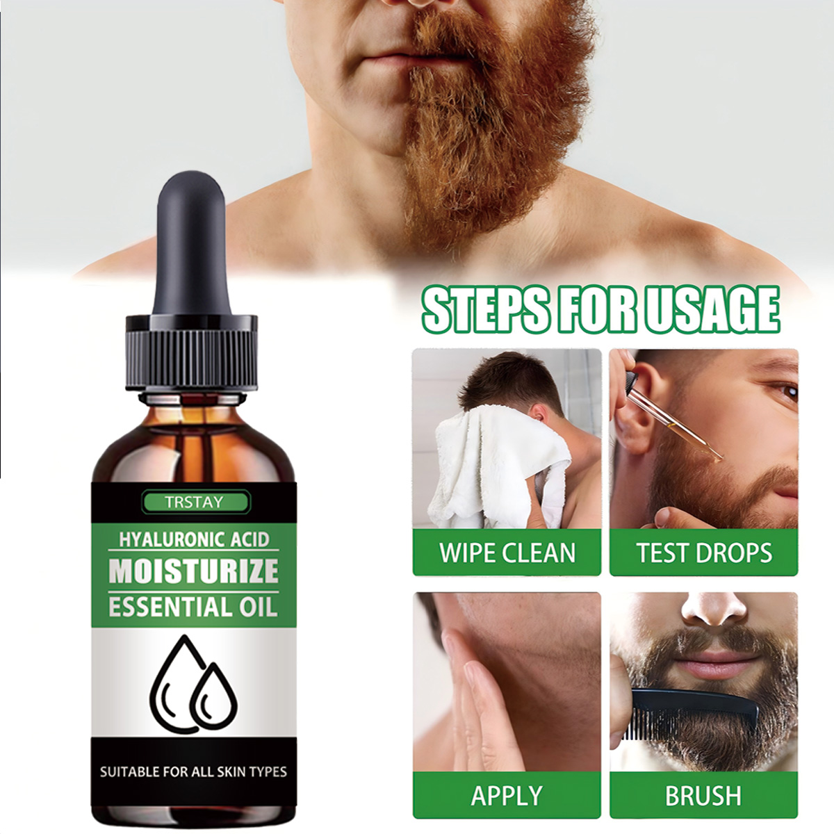 100% натуральное ускорение вол – обзор и цена Men'S Grooming Facial