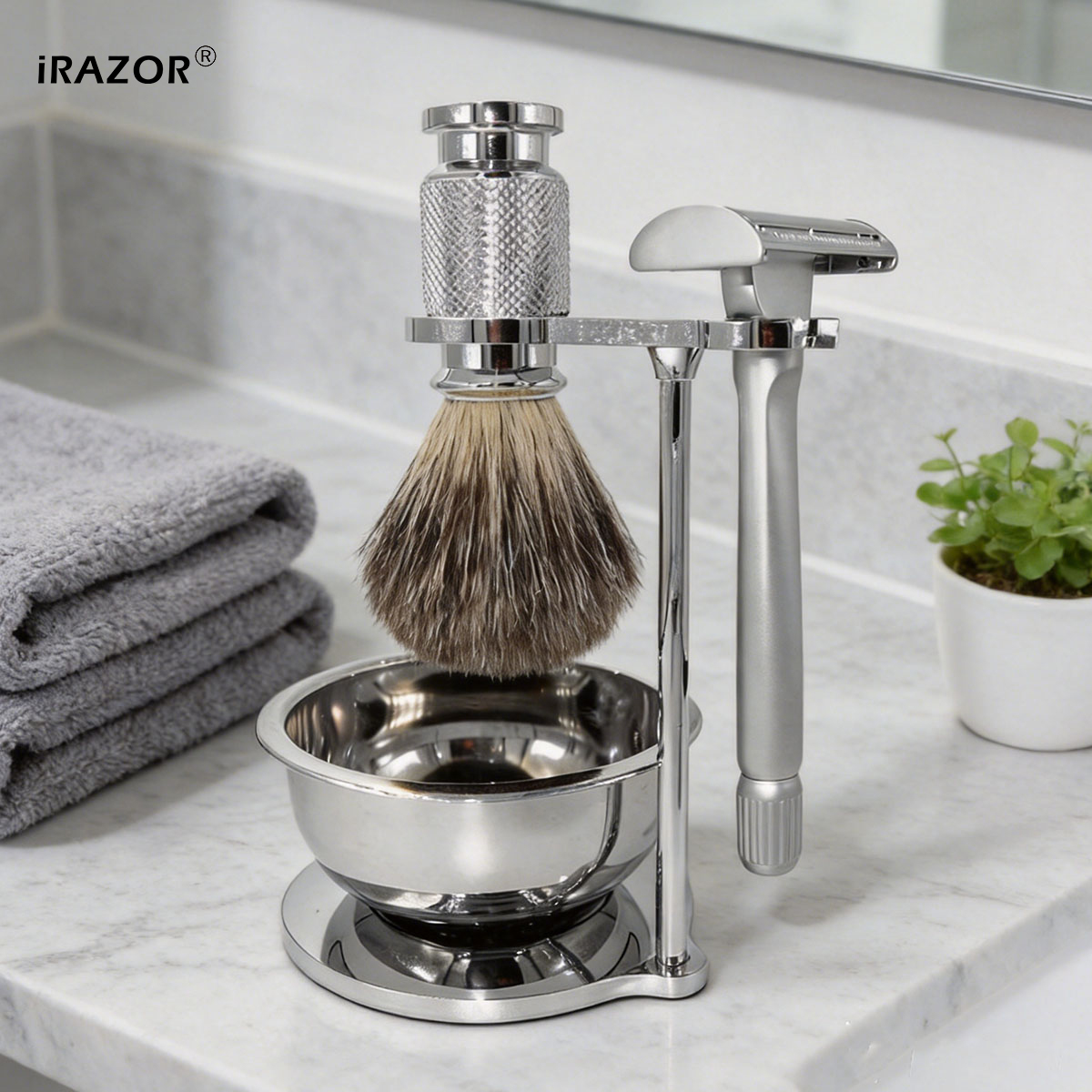 Набор безопасной бритвы iRAZOR – обзор и цена Men'S Grooming Set Gift